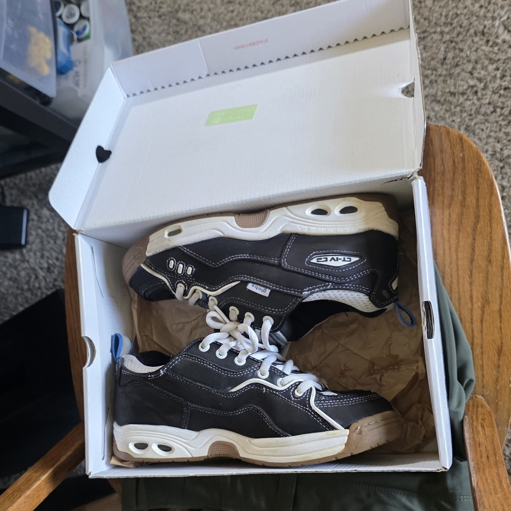 Globe Black and White Skate Sneakers